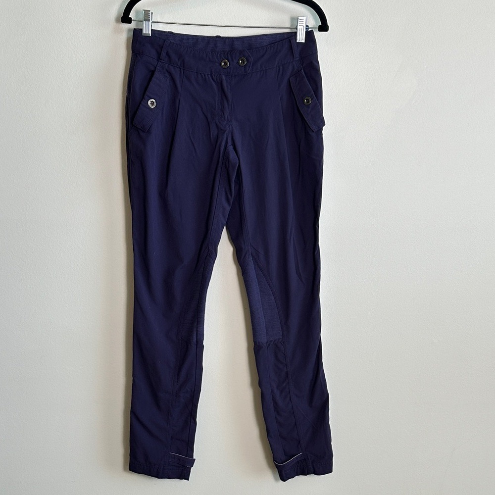 LuLuLemon Womens Low Rise Breathable Cycling Athleisure Active Pants 6 Purple